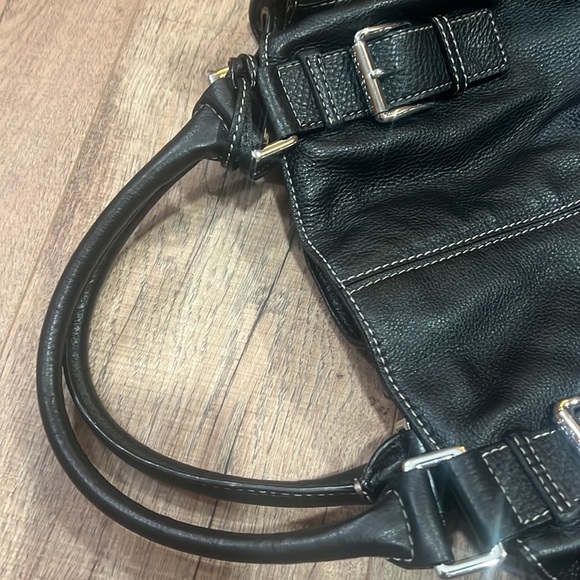 MICHAEL KORS | black leather large hand bag/purse/satchel - Picture 6 of 9